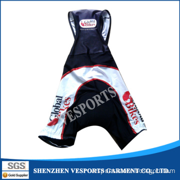 Dye Sublimation Printing Colorful Bib Cycling Shorts